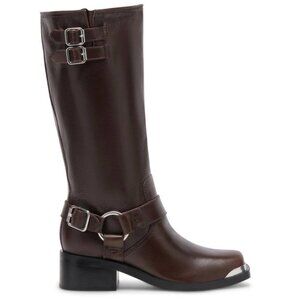 Dolce Vita Evi Leather Moto Boots Size 6.5 New